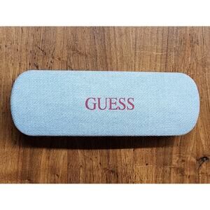 Vintage Guess Denim Eyeglass Case Sunglass Case Y2K Storage Container